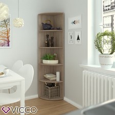 Eckregal Küchenregal Badregal Wohnzimmer 180 x 40 cm Ecki Eiche Sonoma Vicco