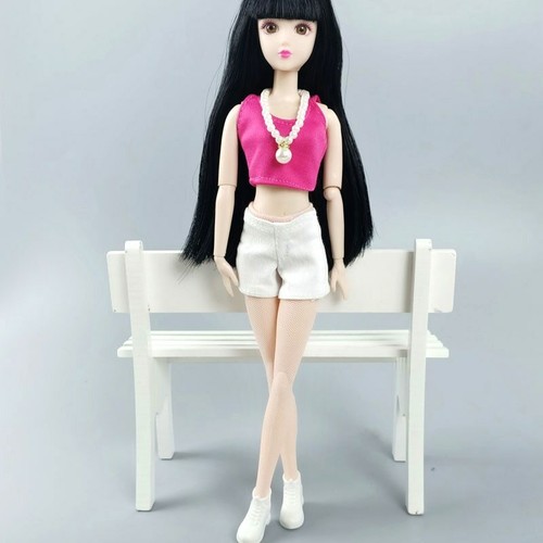 Fashion Denim Jeans Bottoms Shorts For 11.5" 1/6 Girl Doll Clothes For Blyth - Picture 5 of 25