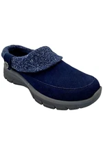 Skechers Easy Going Water-Repellent Suede Clogs Navy