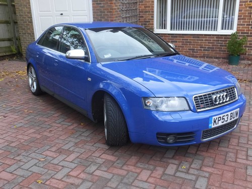 Audi S4 Nogaro Blue Pearl, Milltek 4.2 V8 Chains done NEW GEARBOX, FULL SERVICE