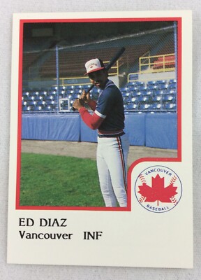1986 Vancouver Canadians-Pacific Coast League Baseball ProCard-Ed
