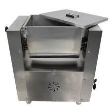30L Electric Meat Mixer Stainless Food Mixing Machine Tilting Hopper 110V 1100W