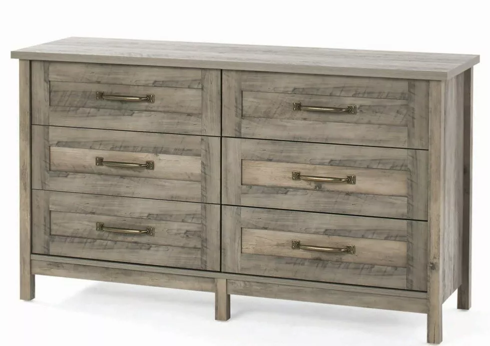 Better homes and gardens online rustic gray dresser