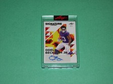 Odell Beckham Jr. Auto Card 1/1 2023 Leaf Signature Series, One of a Kind!!!!!!!