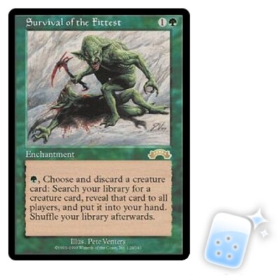 SURVIVAL OF THE FITTEST Exodus EXO Magic MTG MINT CARD | eBay