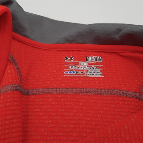 Under Armour Jumper Sweater Men Red It4 Size M - Picture 4 of 8