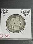 1900 O Barber Silver Half Dollar G - VG Good Better Date Coin (Raw13114)