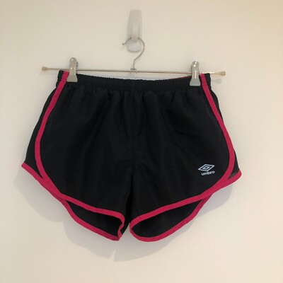 Umbro Sport/Running Shorts Black Pink Size XS/S RRP £25