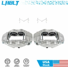 LABLT 2Pcs Front LH & RH Disc Brake Calipers For 2008-2016 Toyota Sequoia Tundra