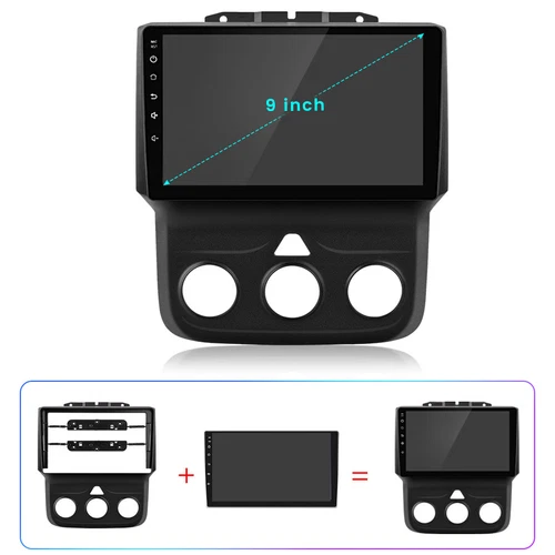 For Dodge Ram 1500 2500 3500 2013–2018 Android 13 Carplay Car Radio GPS 2+64G BT - Foto 12 di 12