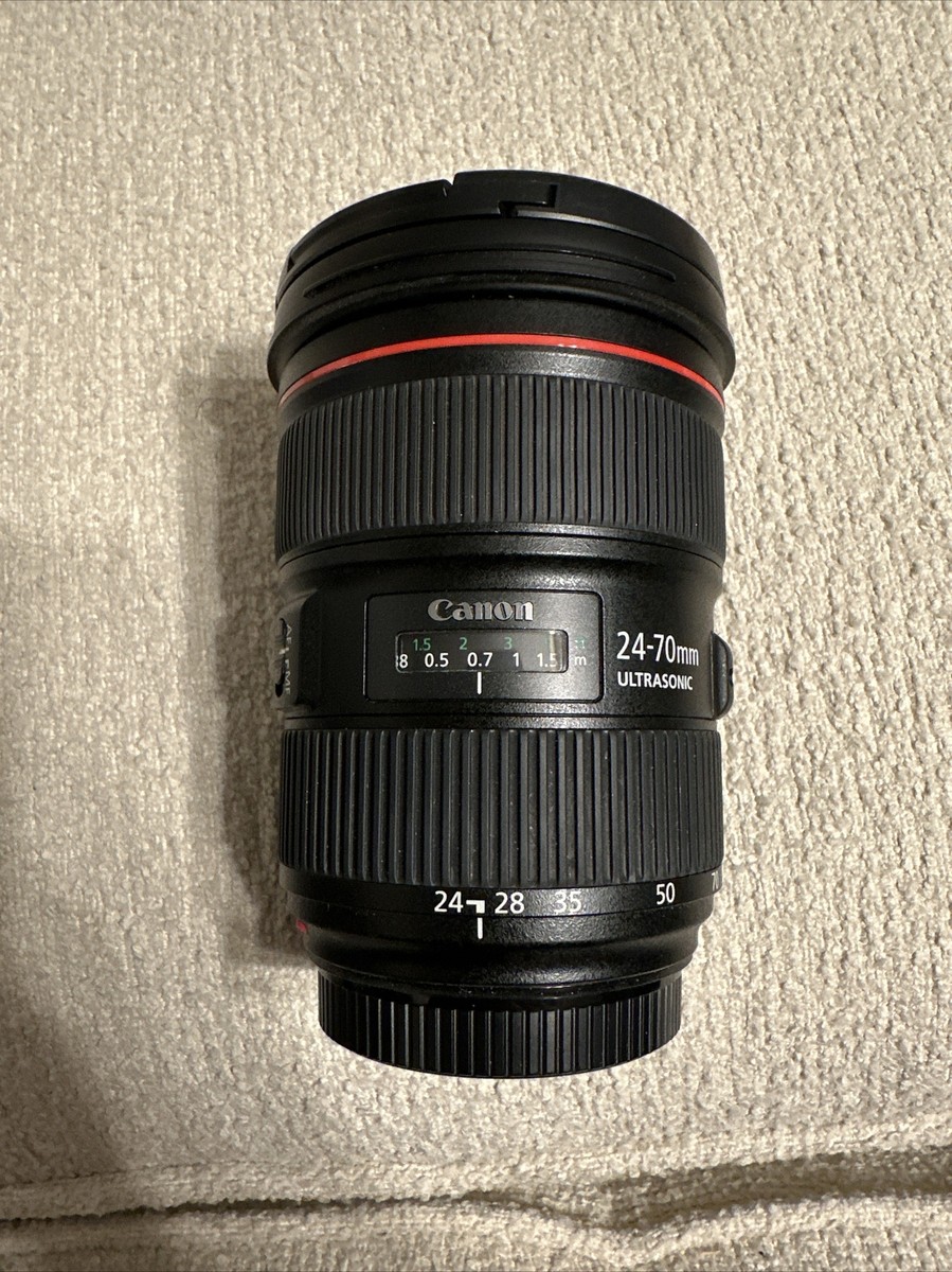 Canon EF 5175B002 24-70mm II USM With Lens Case And Lens