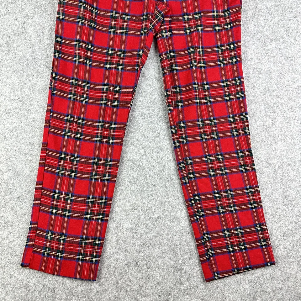 Pantalones cortos Disney X Forever 21 para mujer S rojo tartán a cuadros Mickey Mouse Foto 4 de 4