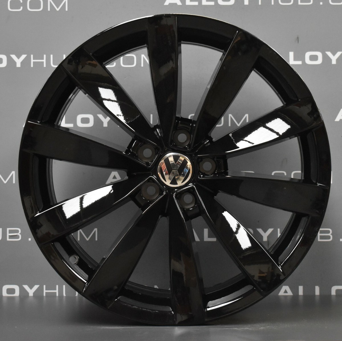 GENUINE VOLKSWAGEN PASSAT CC LUGANO TURBINE GLOSS BLACK 19
