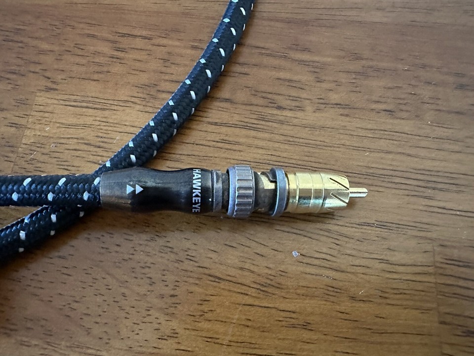 Audioquest Hawkeye 1m RCA / Phono /BNC Coaxial Digital Audio Cable