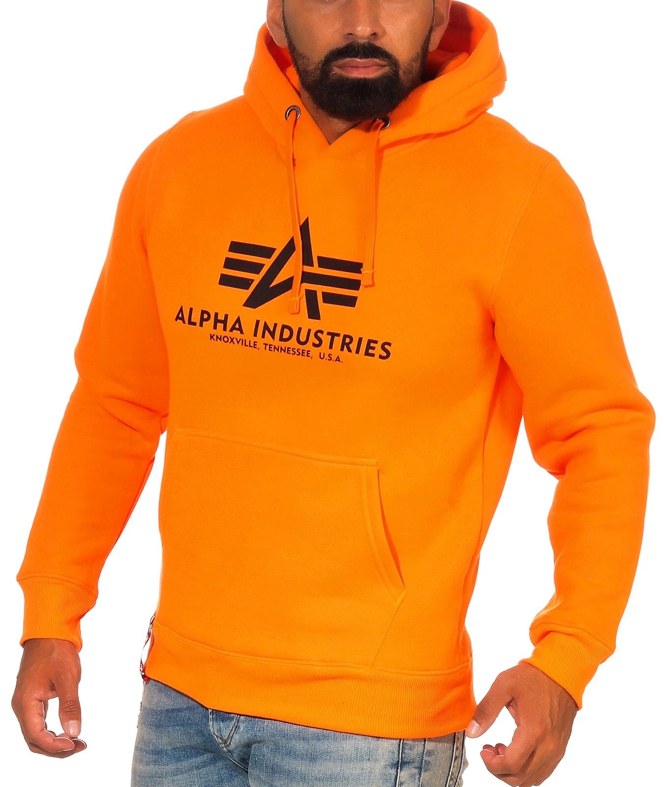 SACAI Felpa con cappuccio uomo Alpha Industries Basic 178312 felpa con cappuccio pullover sport