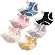 6pcs Women Modal Panties Seamless Briefs Underwear Cotton Crotch Brief Underpant