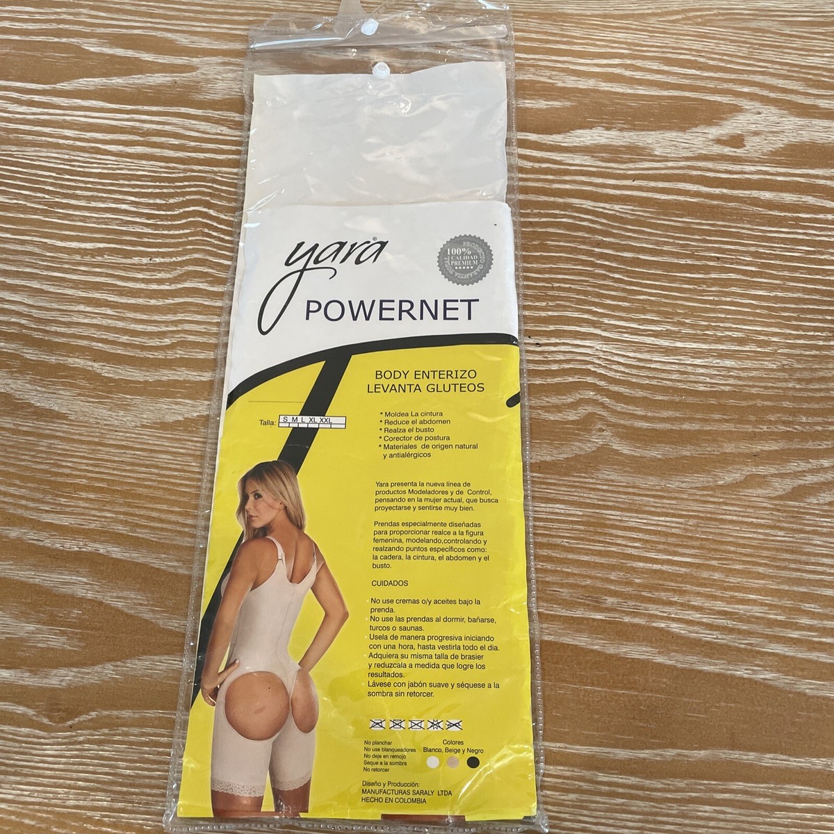 Full Figure Body Shapewear Yara Powernet Enterizo Pescador Huecos