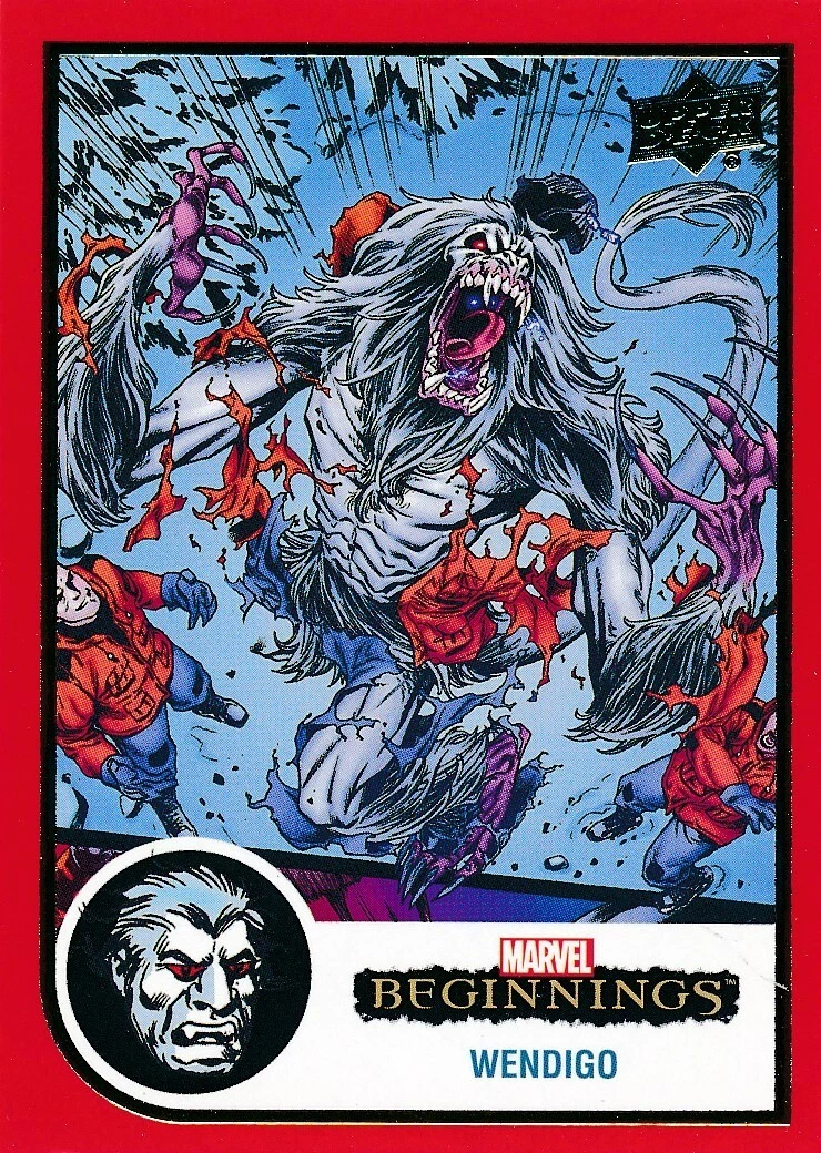 59 WENDIGO 2022(2023) Upper Deck Marvel Beginnings RED HULK | eBay