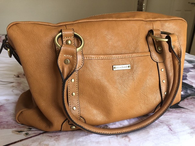 storksak leather nappy bag