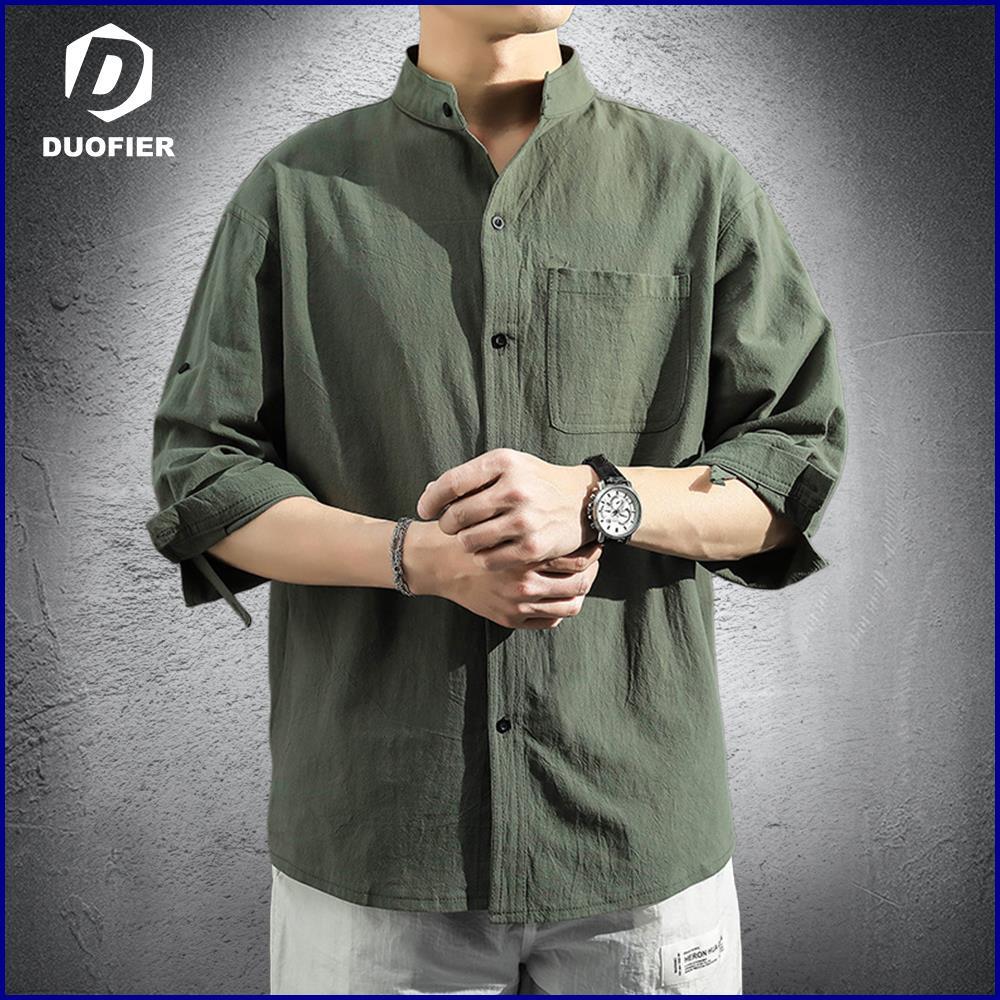 Evas Camisa Extra Larga Hombre Camisa Casual Nautica De Algodón