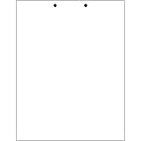 Prepunched Laser Cut 2 Hole Top Punch 8.5 x 11 inch, 20 lb, 92 Bright, 2500 S...