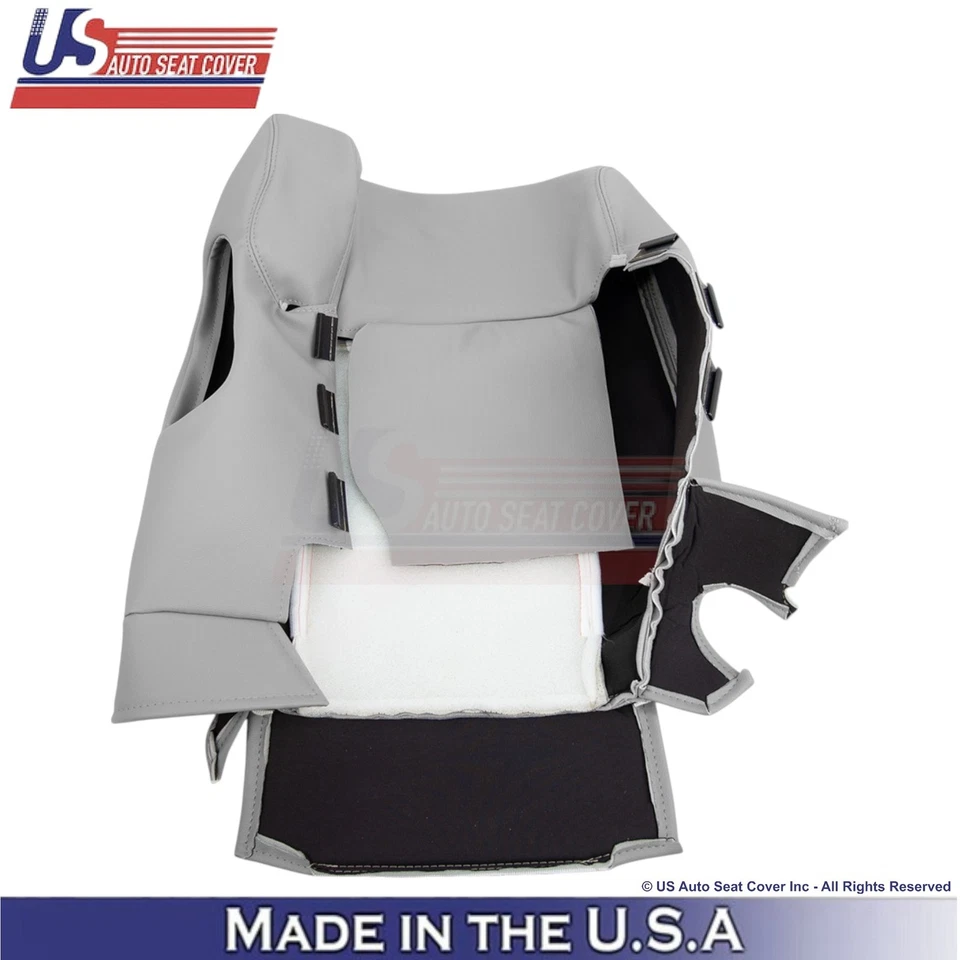 Cubierta de asiento de repuesto gris para Cadillac CTS 2003-2007 de cuero para pasajero OEM Foto 3 de 4