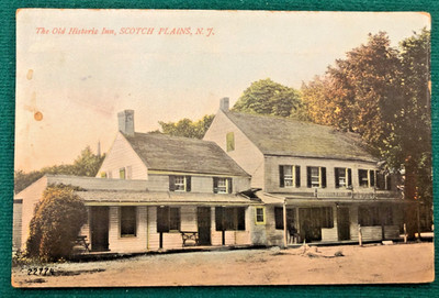 Scotch Plains NJ Old Historic Inn Postcard 1915 Buttzville Postmark
