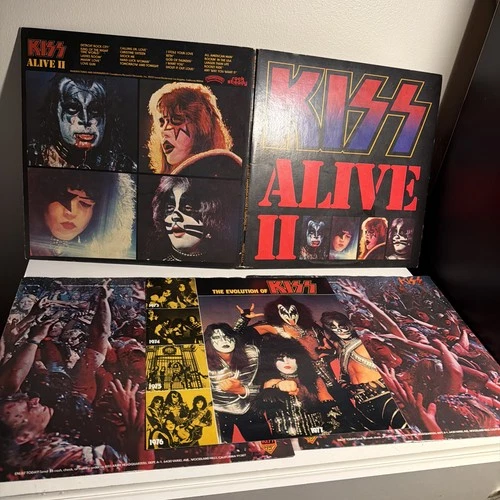 Kiss Alive II 1977 Vinyl Casablanca Records 1st Press NBLP 7076-2 Double LP