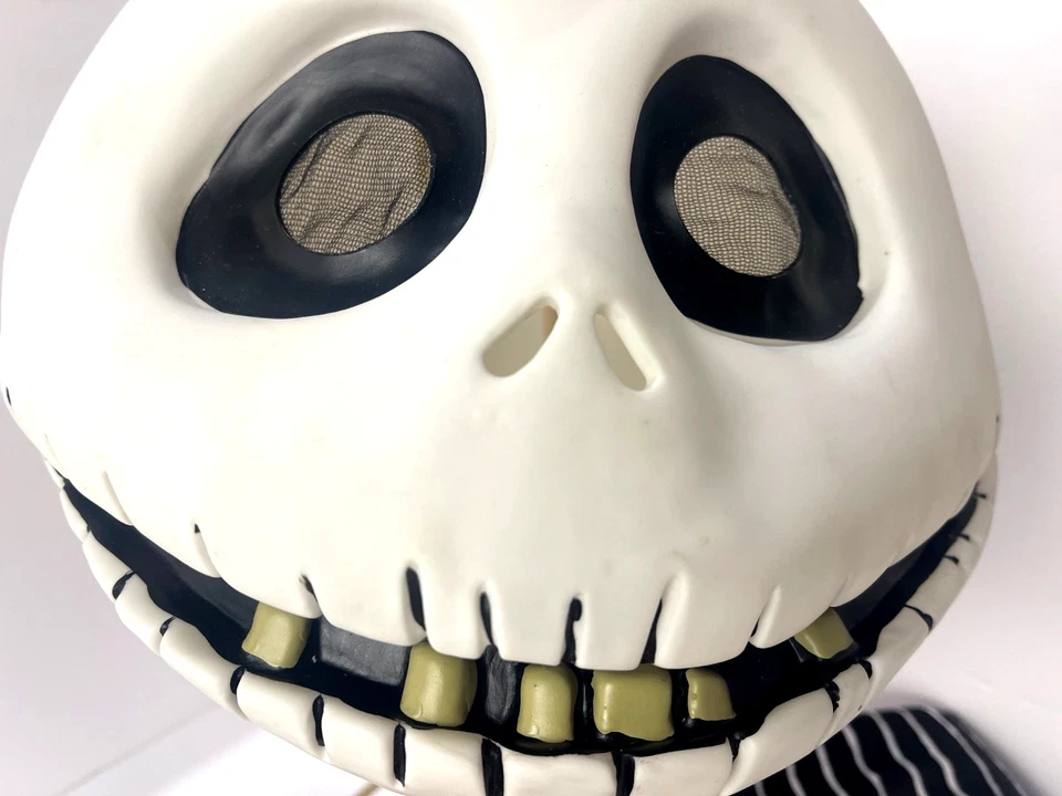 Fantasia JACK SKELLINGTON Máscara de Mãos e Látex Tamanho Adulto - Imagem 2 de 4