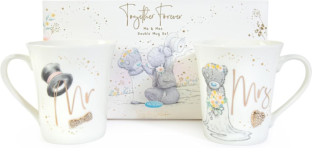 Carte Blanche Greetings Ltd Npp Tatty Teddy Mr And Mrs Mug Set - Image 2