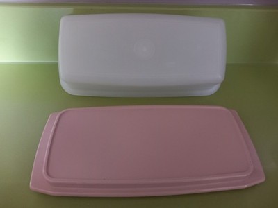 Vintage Tupperware Food Saver Mandelschale & transparenter Deckel