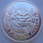 1 oz. FORTIS FORTUNA ADIUVAT #5 Veritas Numisma Series round .999 fine silver