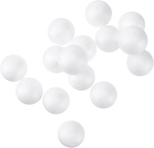 100Pcs White Foam Balls, 4Cm White Polystyrene Foam Balls, Craft Foam Balls for