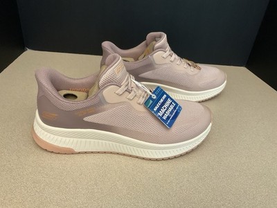 New! Women SKECHERS BOBS Squad 4 Pink Hands Free Slip-ins Shoes. Size 8. Nice!!!