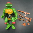 Vintage TMNT Teenage Mutant Ninja Turtles Raphael Action Figure Complete