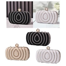 Perlen Clutch Geldbörse Braut Geldbörse Damen Tasche Perlen Perlen Prom