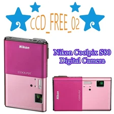 Nikon Coolpix S80 Digital Camera 16MP 5x Optical Zoom English Language AF Lock