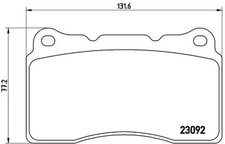 Plaquettes de frein P 54 040 BREMBO pour RENAULT VOLVO