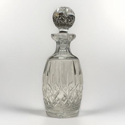 Waterford Kristall Lismore Whisky Karaffe 27,5 cm Irish Cut Bleikristall Vintage