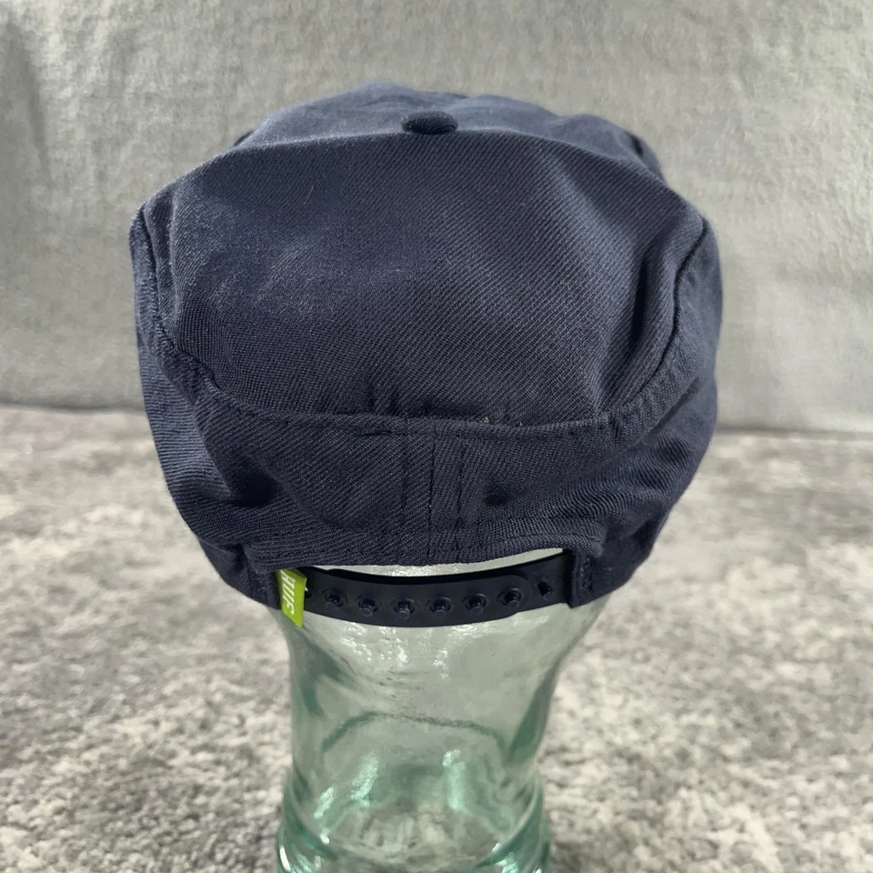 Gorra HUF Death To Fuzz Snap Back 3 paneles azul marino bordada para hombre hecha en EE. UU. Foto 4 de 4