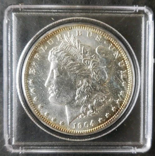 1904 O $1 Morgan Silver Dollar in a Plastic Holder