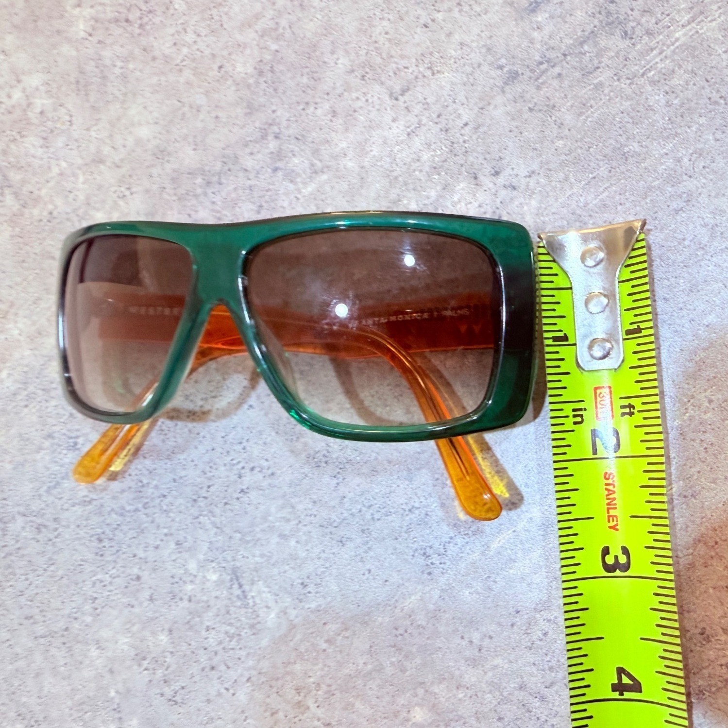 Westbrook Oversized Rectangular Sunglasses Santa … - image 14