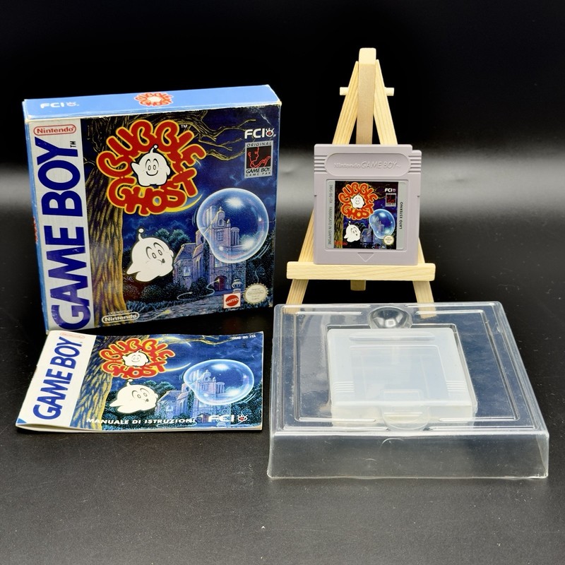 BUBBLE GHOST NINTENDO GAME BOY PAL ITALIAN COMPLETE MATTEL ITA RARE CIB