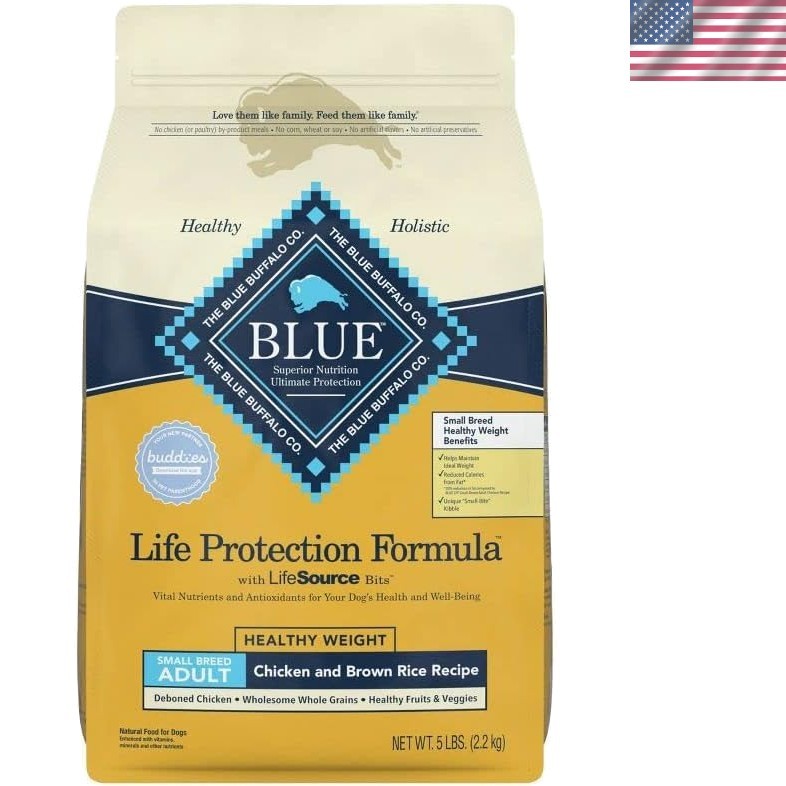 For Small Breeds, 5-lb Bag, Chicken & Brown Rice