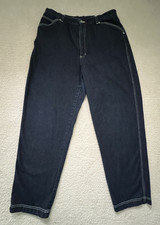 Liz Claiborne Lizwear jeans 16 Casual comfort stretch high waist Dark