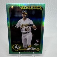 Topps Chrome Update Green Refractor Zack Gelof #USC40 Athletics /199 2024