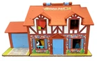 Vintage Fisher Price Little People Play Family House Original Box #952 Complete