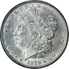 1878-S Morgan Silver Dollar OGH PCGS MS64 Blast White Superb Eye Appeal