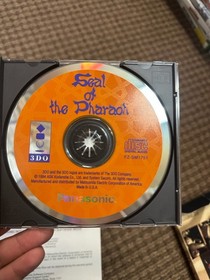 3DO Seal of The Pharoah Long Box Rare Tested Works