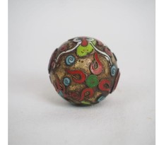 Perline Cloisonne Modello Drago Ojime Netsuke 0,9 pollici Giapponese Inro B